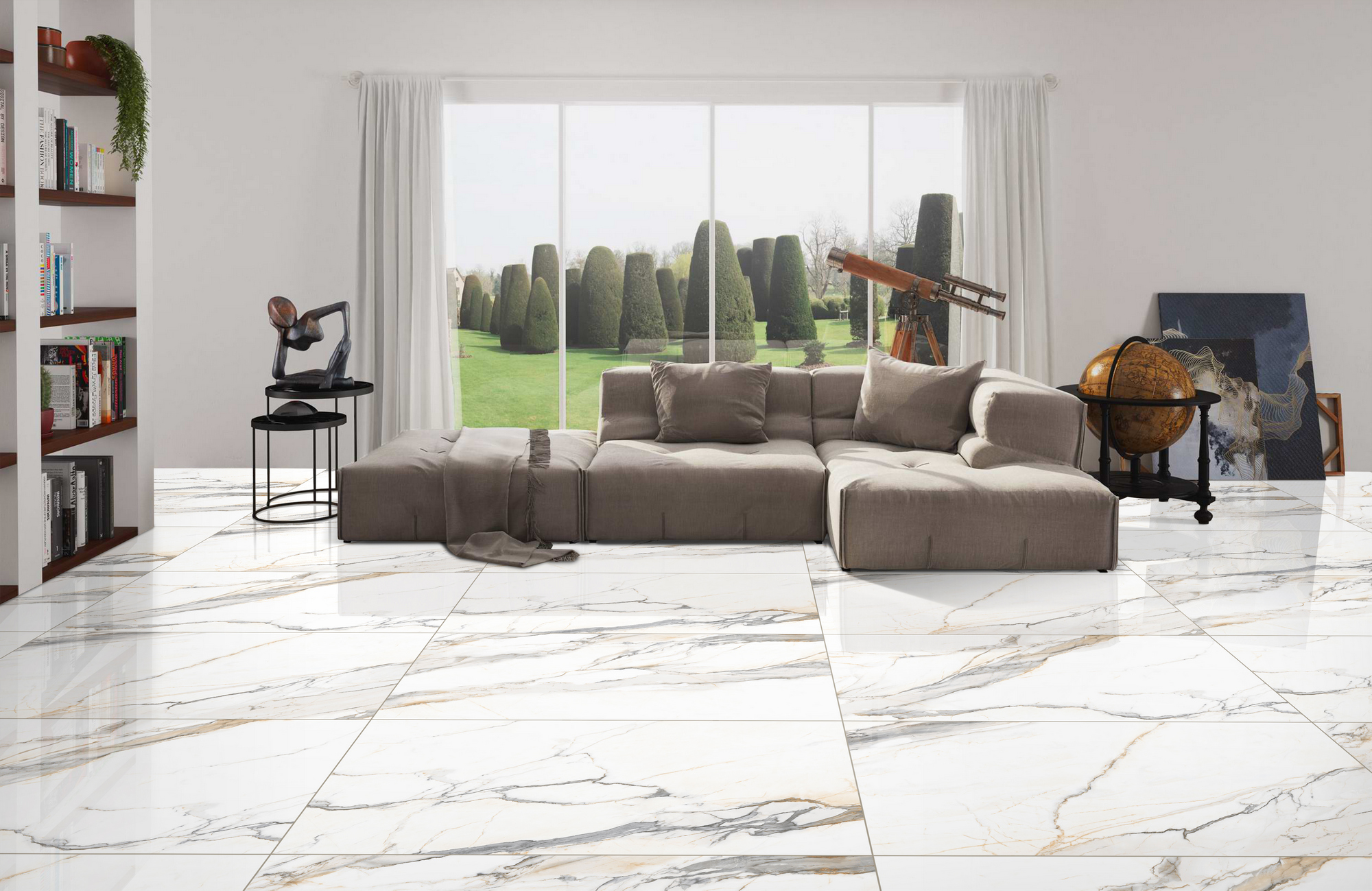 GT120604103MGR Керамогранит Statuario Elite_GT Бел. 60x120 граниль_ 1\46,08