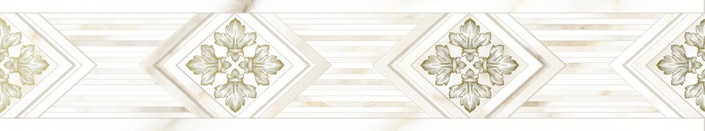 10200000102 Бордюр кер. Calacatta Gold GT _ 7,5*40 _ 1 \20